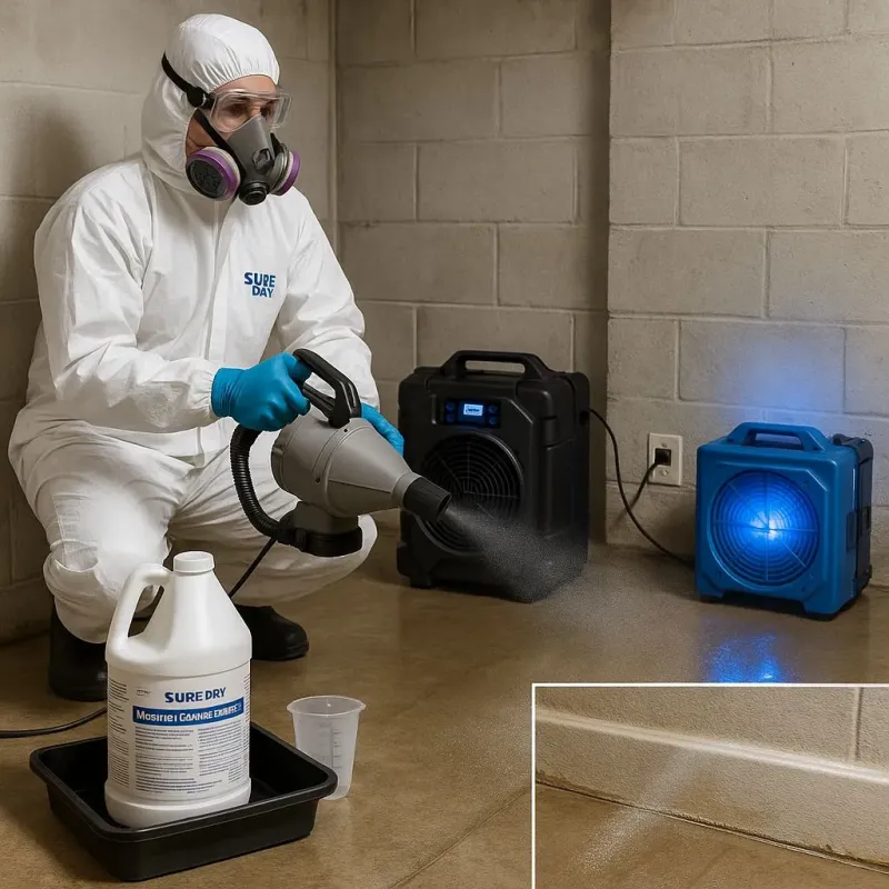 Sanitization and Odor Removal process in Norwood, NC