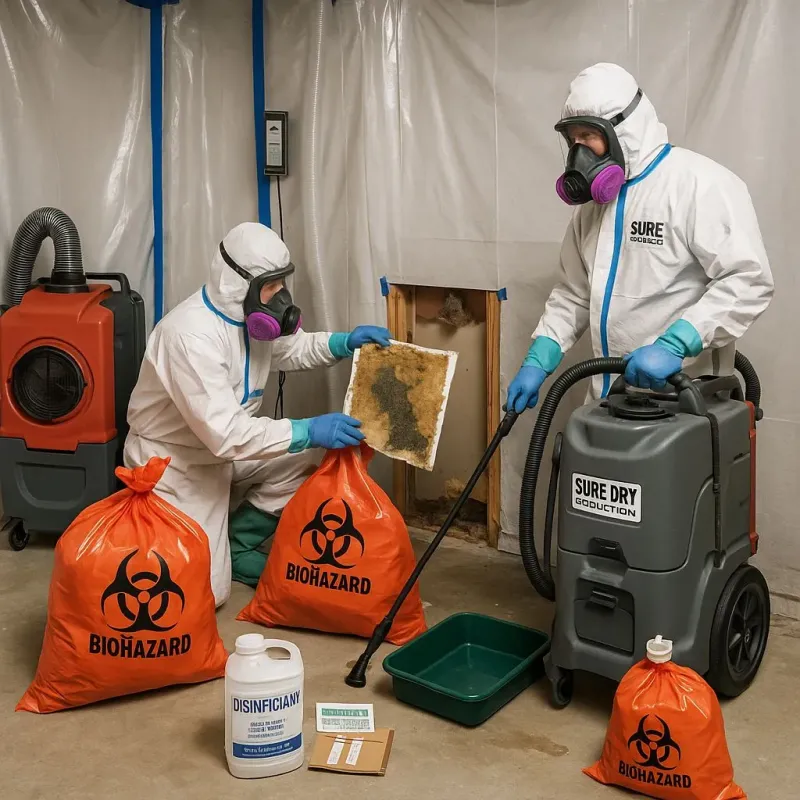 Contaminated Water Handling Protocols process in Norwood, NC